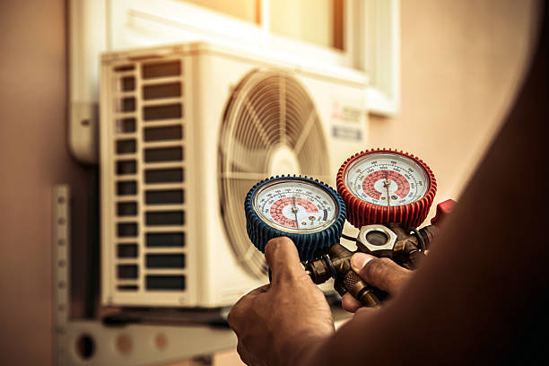 Professional Hvac technician working in Langeloth, PA